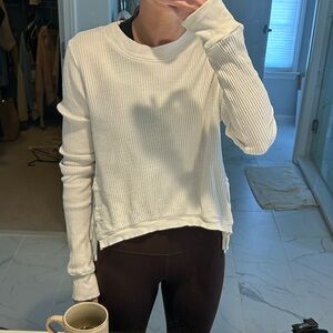 Free People Thermal Waffle Long Sleeve